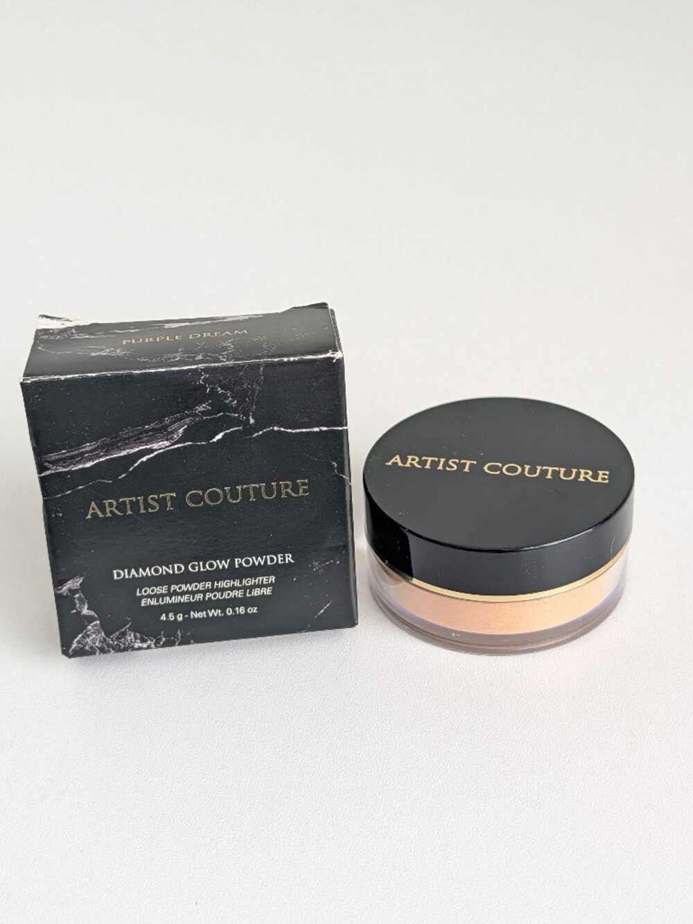 Artist Couture Diamond Glow Loose Powder Highlighter Purple Dream 4.5g/.16oz NEW